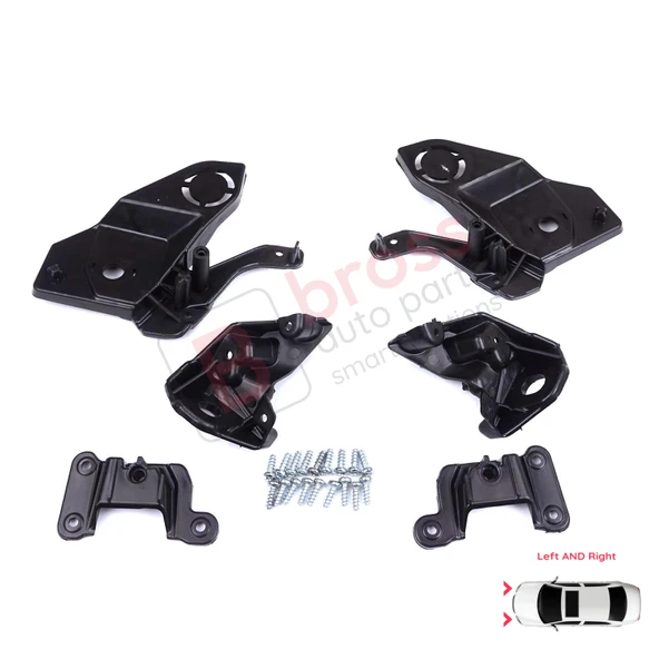 Peugeot 208 e-208 MK2 P21 2008 e-2008 MK2 P24 2019-On İçin Sağ Sol Ön Far Ayak Tamir Seti