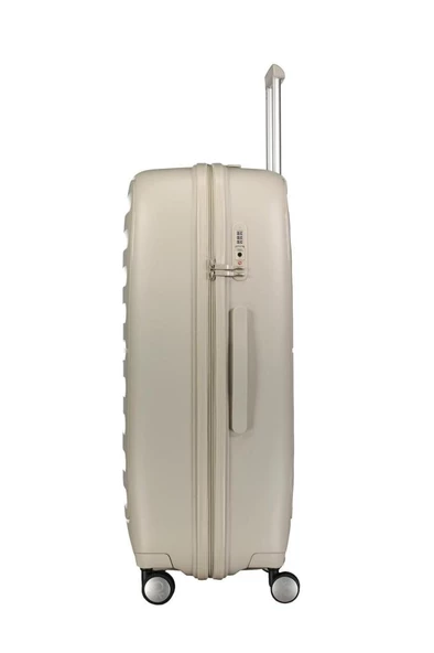 Benetton Büyük Boy %100 Polipropilen Valiz Bej Bnt1000 - Resim 6