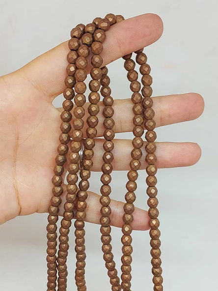 Hematit Taşı Faset Kesim Dizi 5.5mm (54640) ürün görseli