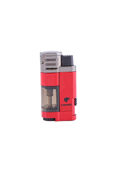 Cohiba 4 Torch Ayarlanabilir Gazlı Gunmetal Puro Çakmağı