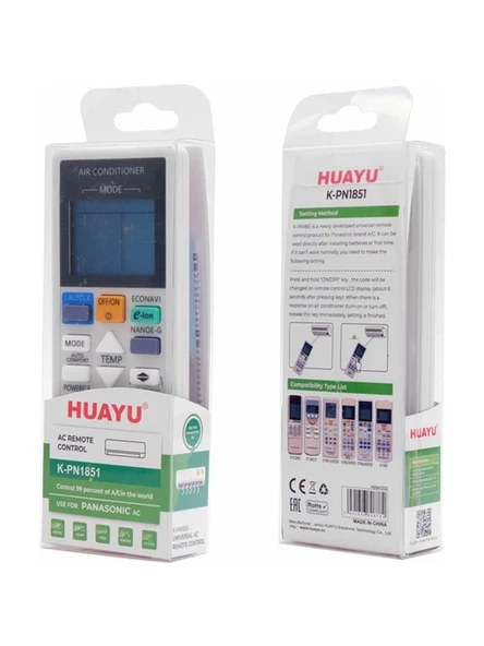 Panasonıc K-PN1851 Klima Kumandası - Resim 3