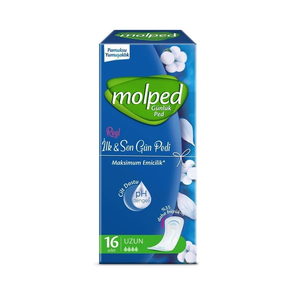 Molped İlk&Son Gün Pedi 16 lı Uzun x 4 Adet - 2