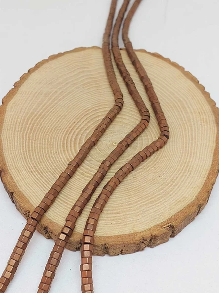 Hematit Taşı Şekilli Dizi 3x5mm (54654) - Resim 3