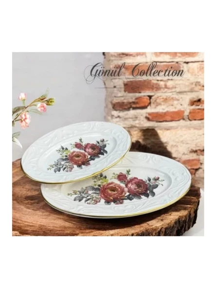 Gönül GNL4551 Amelie Seramik Kayık Tabak 2 Li