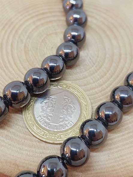 Hematit Taşı Dizi 10mm (54666) - Resim 2