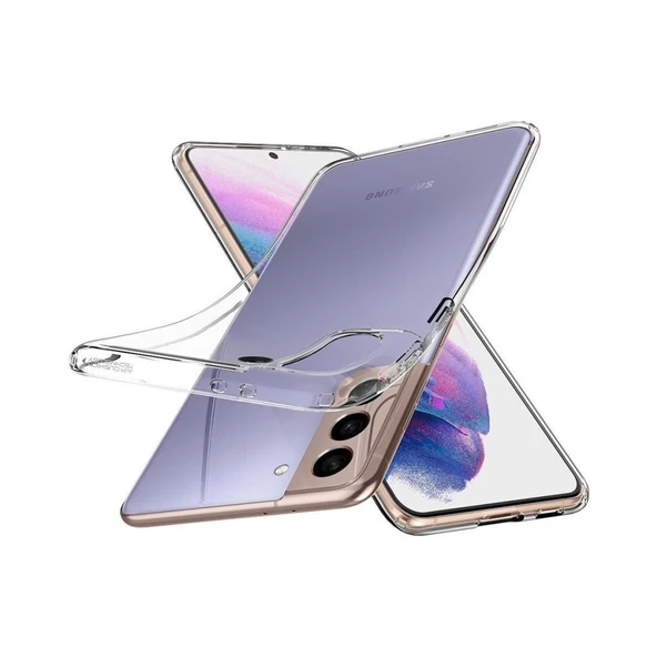 Galaxy S21 Kılıf Liquid Crystal 4 Tarafı Tam Koruma Crystal Clear - ACS02419 - 5
