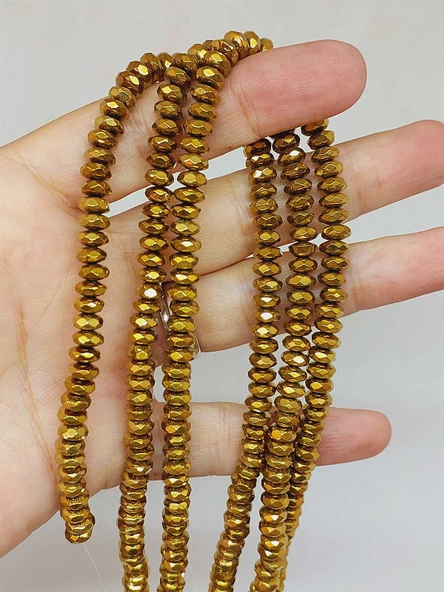 Hematit Taşı Rondela Dizi 3x6mm (54670) ürün görseli