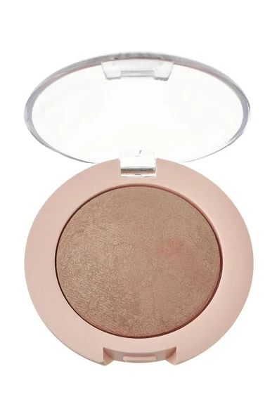 Golden Rose Nude Look Matte Baked Eyeshadow - Caramel Nude - Tekli Mat Far - 2