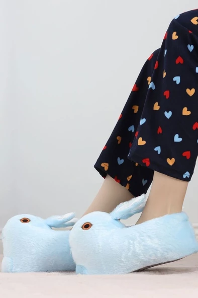 Esra 153-24 Termal Tavşan Figürlü Panduf 36-40 - 4