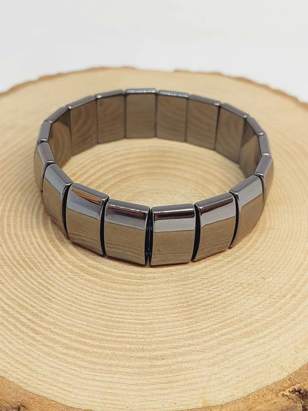 Hematit Taşı Unisex Bileklik (54686) - Resim 5