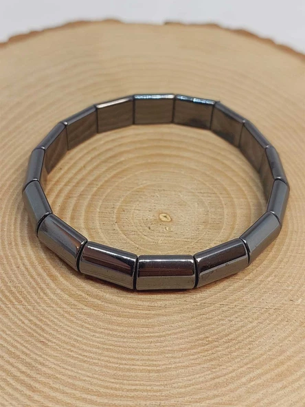 Hematit Taşı Unisex Bileklik (54688) - Resim 5