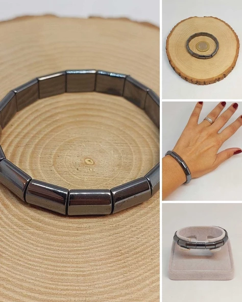 Hematit Taşı Unisex Bileklik (54688) ürün görseli