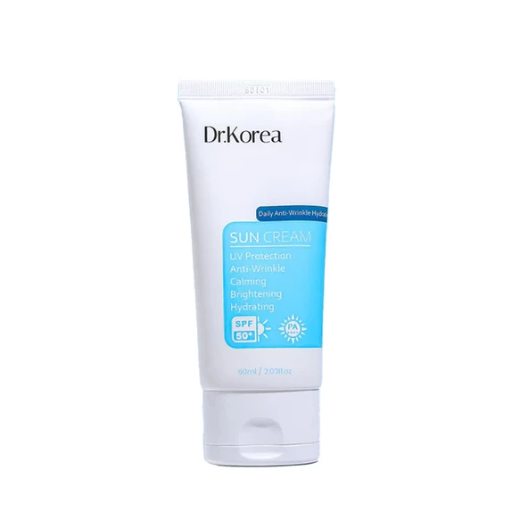Dr.Korea Daily Anti Wrinkle Hydrating Sun Cream SPF50 60ml Kırışıklık Karşıtı Nemlendirici Güneş Kremi
