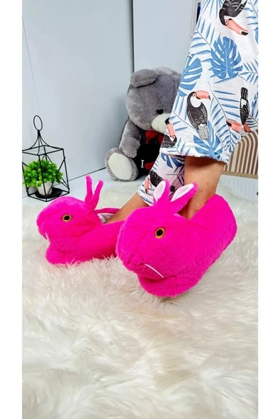 Kar 154-24 Termal Tavşan Figürlü Panduf 36-40 - 4