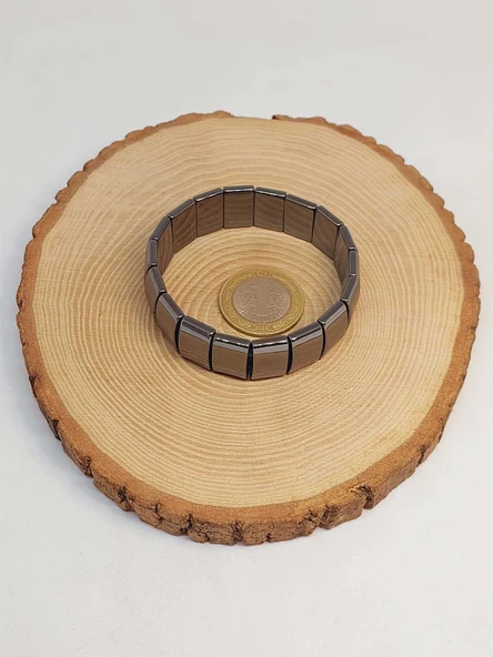 Hematit Taşı Unisex Bileklik (54686) - Resim 3