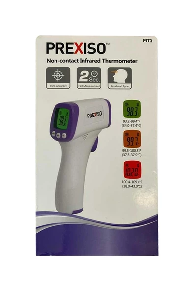 Prexiso Dijital Temassız Ateş Ölçer PIT3 - 3