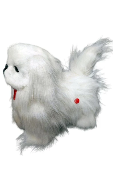 Sese Duyarlı Şımaran - Hareket Eden, Yürüyen Müzikli Sevimli Malta Bichon Peluş Köpek - 4