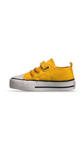 Erkek Bebek Sneaker - Sarı, Tekstil - 2