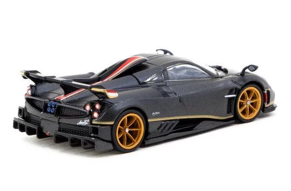 Tarmac Pagani Imola Matt Black Carbon Fiber Model Araba