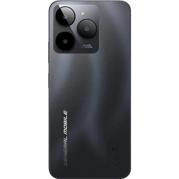 General Mobile General Mobile Era 30 8gb (4gb + 4gb Genişletilmiş Ram) + 128GB Hafıza Çift Sim Kart Siyah - 4