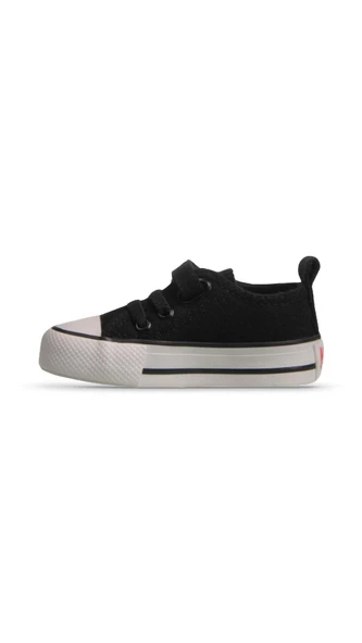 Erkek Bebek Sneaker - Siyah, Tekstil - 2