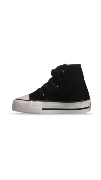 Erkek Bebek Sneaker - Siyah, Tekstil - 2