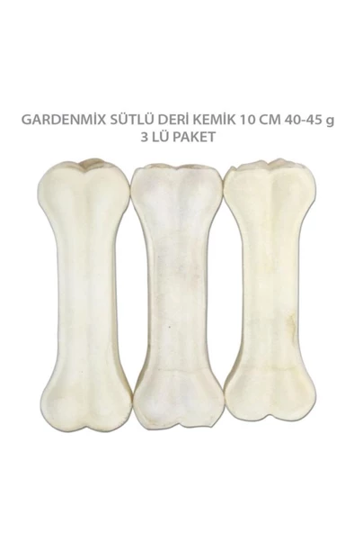 Gardenmix Sütlü Deri Kemik 10 Cm 40-45 Gr 3 Lü Paket - 2