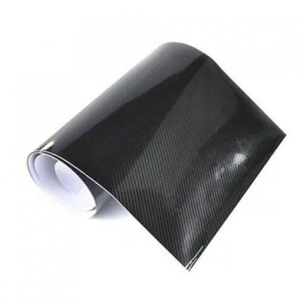 5D Siyah Ultra Parlak Karbon Folyo Hava Kanallı Koruma Jelatinli 152 CM X 30 CM - 4
