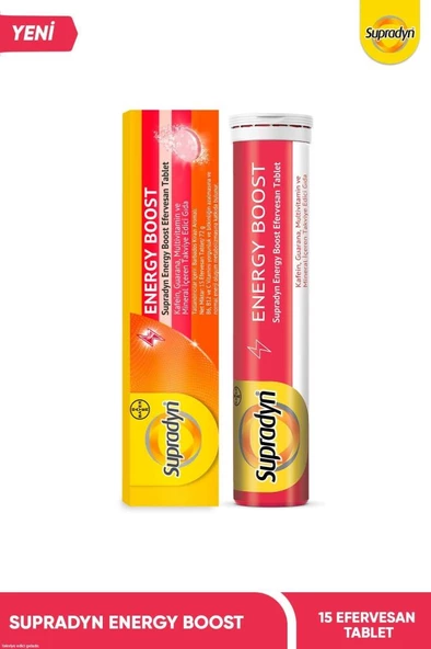 Supradyn Energy Boost Efervesan Tablet l Kafein, Guarana, Multivitamin ve Mineral ürün görseli