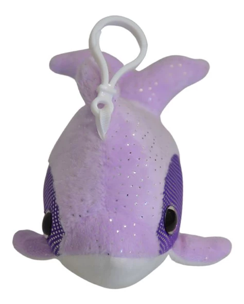 Selay Toys Pelüş Anahtarlık Yunus Balığı Mor 1497 - 2