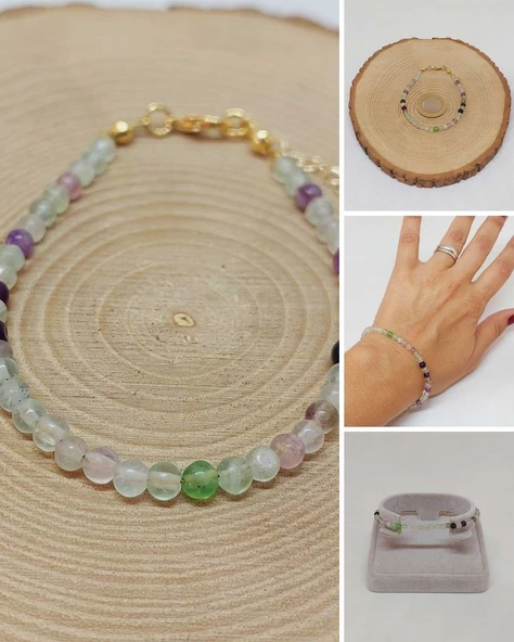 Florit Taşı Bileklik 4mm (45214) ürün görseli