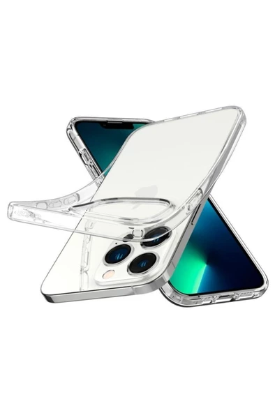 iPhone 13 Pro Max Kılıf Liquid Crystal 4 Tarafı Tam Koruma - ACS03197 - 2