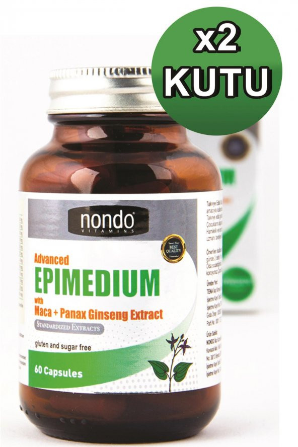Nondo EPI MEDIUM 60 Kapsül 2 Adet - 1