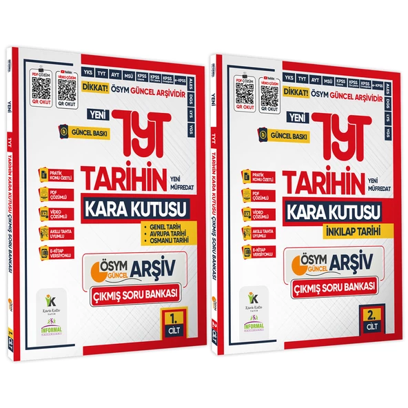 2025 TYT-AYT Kara Kutu ÖSYM Çıkmış Soru Bankası TM (EŞİT AĞIRLIK) ALTIN SET Konu Ö. PDF/Video Çözüm - 4