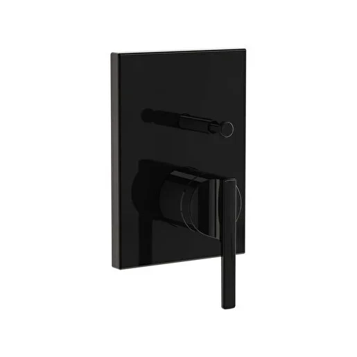 A4283839 VitrA Suit Ankastre Banyo Bataryası, Parlak Siyah