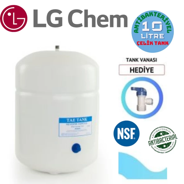 LG Chem PLATİNUM BEYAZ SİYAH POMPALI 8 LİTRE 5 FİLTRE SU ARITMA CİHAZI - 7