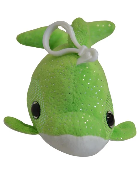 Selay Toys Pelüş Anahtarlık Yunus Balığı Yeşil 1497 - 2