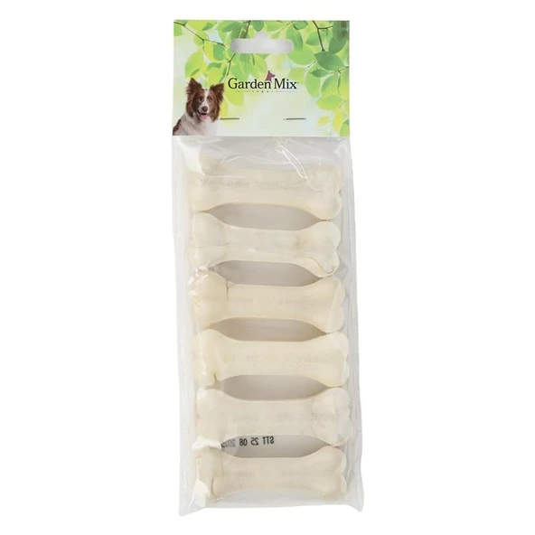 Gardenmix Sütlü Deri Kemik 8 Cm 20-25 Gr 6 Lı Paket