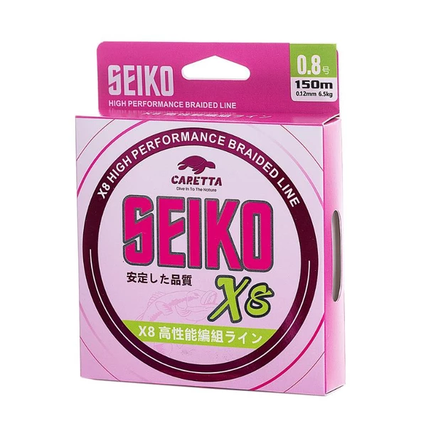 Caretta Seiko 8x 150m Açık Yeşil Örgü Misina  0,16mm - 7.7kg