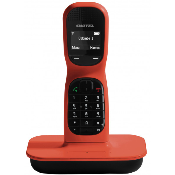 SWITEL DF 1001 COLOMBO ONE DECT TELEFON - KIRMIZI