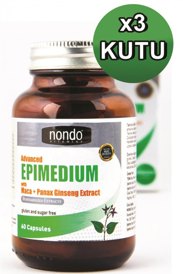 Nondo 60 Kapsül Epi medium 3 Adet
