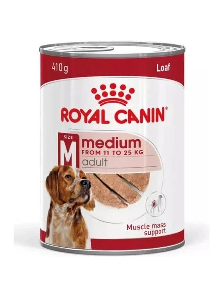 Royal Canin Loaf Mousse Orta Irk Ezme Yetişkin Köpek Konservesi 410 gr ürün görseli
