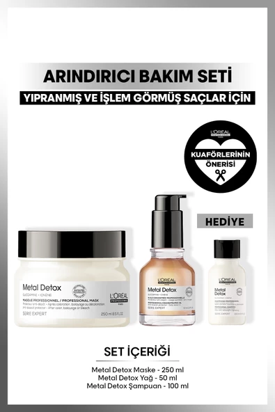 Loreal Professionnel Serie Expert,arındırıcı Metal Detox Seti ürün görseli