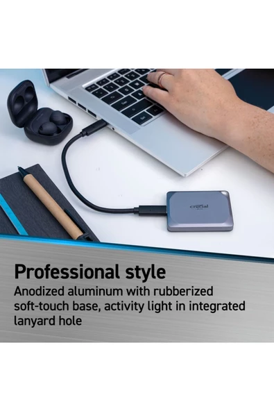 Crucial X9 Pro 4TB Taşınabilir SSD CT4000X9PROSSD9 - 4