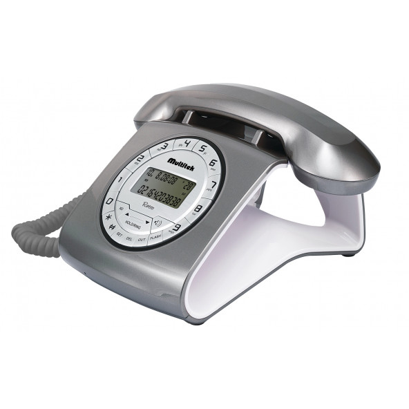 MULTİTEK RETRO CID MASA TELEFONU - Gri