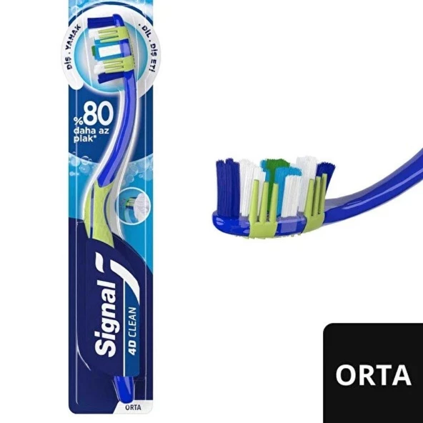 Signal Diş Fırçası 4D Clean Expert tekli