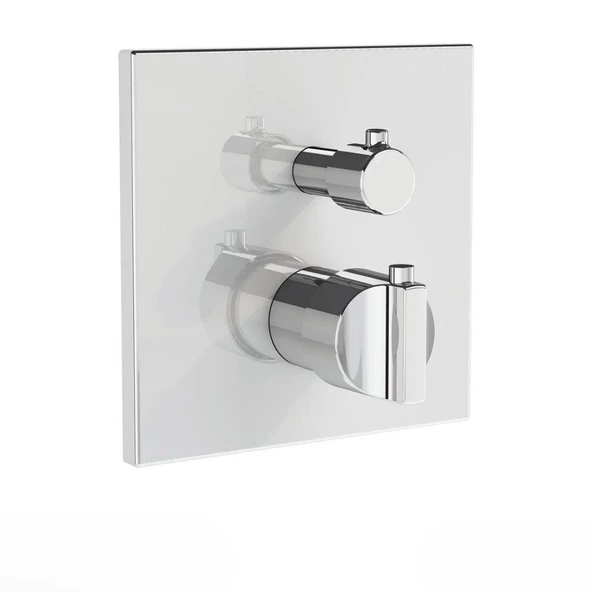 Vitra Suit Termostatik Ankastre Banyo Bataryası (V-Box Sıva Üstü Grubu), Krom A42874