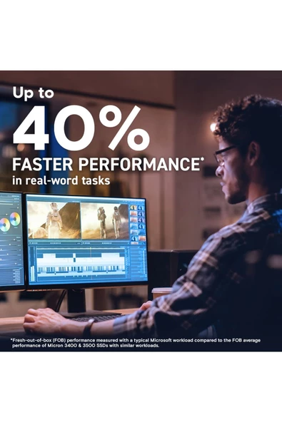 Crucial T705 1TB SSD Gen5 NVMe M.2 CT1000T705SSD5 Soğutuculu - Resim 5