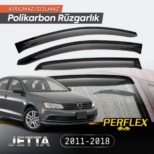 VW Jetta 2011-2018 Cam Rüzgarlığı V2 Mugen