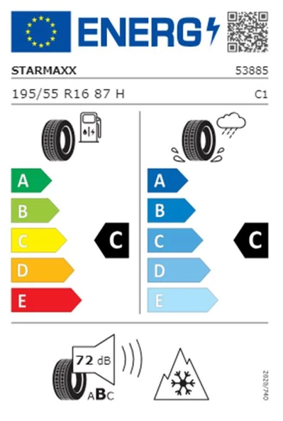 Starmaxx 195/55 R16 87H Maxx Out ST582 Oto 4 Mevsim Lastiği ( Üretim Yılı: 2024 ) - 2